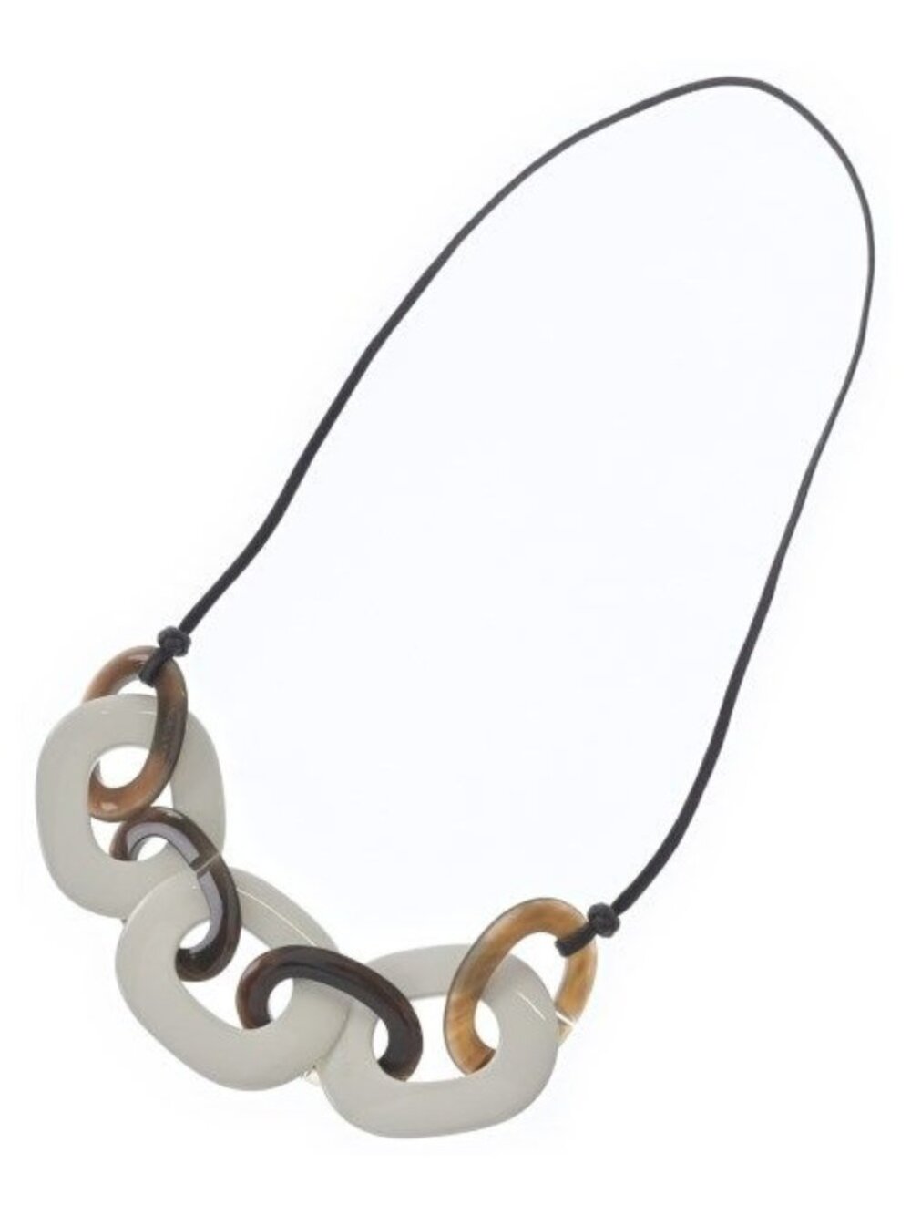 Hermes Necklace White